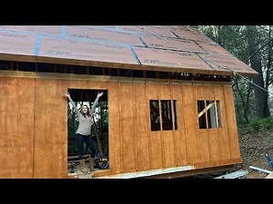 Cabin Build Part 11 | Installing Siding on Our Off-Grid Cabin (Major Progress!)