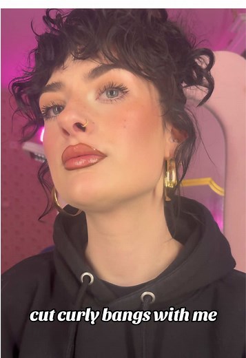 Cutting Curly Bangs at Home: Step-by-Step Tutorial