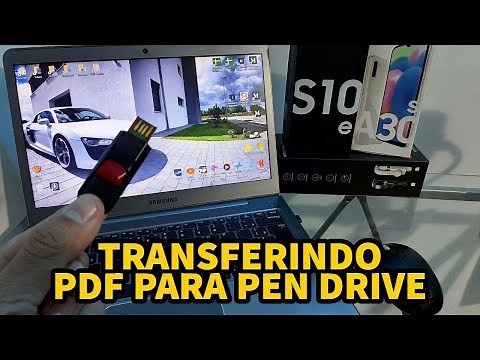 Arquivo PDF do computador para o Pen drive.