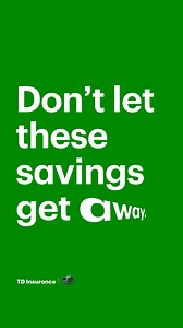 Switch your car coverage to TD Insurance and you could save $826. Conditions apply. | TD Insurance | Facebook