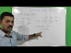 T Flip flop | Toggle Flipflop | Tamil | Digital Electronics