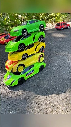 How Many Cars Can We Stack? 😲"#minicars