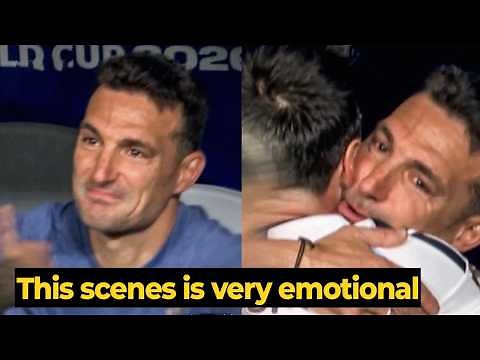 Moment Scaloni was in tears after that Messi hat-trick vs Algeria | World Cup 2026 reaction