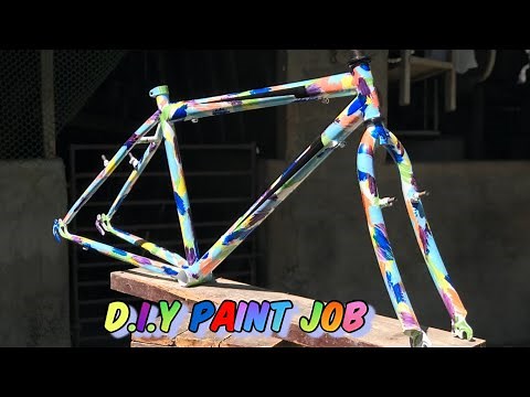 D.I.Y Customized Paint for Bike Frame