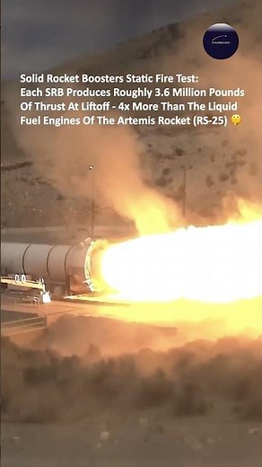 SLS Solid Rocket Booster Static Fire Test: Igniting 3.6 Million Pounds Of Thrust