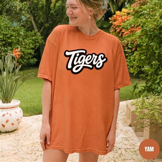 Custom Script Team Mascot Comfort Colors® Shirt, Game Day Shirt, Cute Sports Team Mom Shirt, College Team Shirt, Sports Team Shirt - Etsy