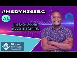 Microsoft Excel Add-In in Business Central