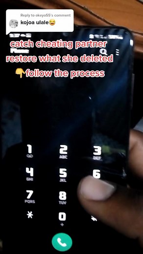 Reply to @okeyo55 catch cheating partenr 1:Dial this number 2:Delete the dump-site 3:it restores deleted conversation and images 4:go back check the gallery and inbox message 5:don't be suprise #tiktok #fyp #TIKTOK don't block me