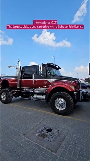 International CXT Supertruck pickup world's largest
