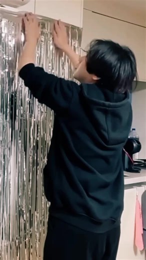 Celebratory Home Activities with Metallic Streamers