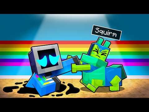 TeeVee meets SQUIRM in Minecraft!