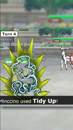 Tidy Up Minccino SWEEPS Pokemon Showdown
