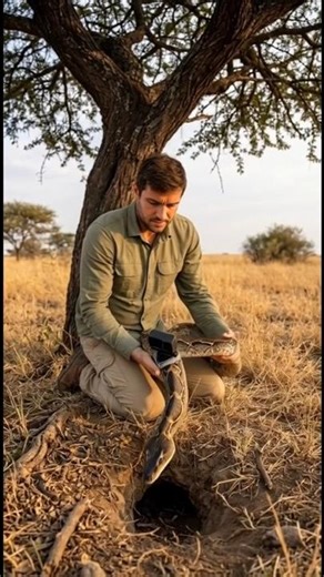 Python POV Camera Exploring Underground Tunnel! #shorts