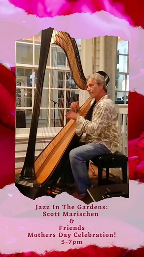 18 reactions | The Gardens Hotel Presents: Jazz In The Gardens Mother's Day Celebration! Featuring: Scott Marischen & Friends! Sunday, May 14th 5:00-7:30pm #thegardenshotelkeywest #jazzinthegardens #mothersday #jazzmusic #jazznight #boutiquehotel #luxuryresort #islandmagic #vacationmode #hiddengem #katemiano #scottmarischen #harp #harpist #scottmarischenandfriends #hiddengem | Gardens Hotel | Facebook