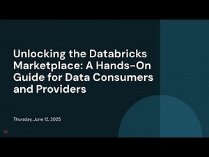 Unlocking the Databricks Marketplace: A Hands-On Guide for Data Consumers and Providers