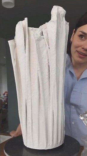 Quick & Easy DIY Towel Vase | Unique Plaster Craft Project #diydecor