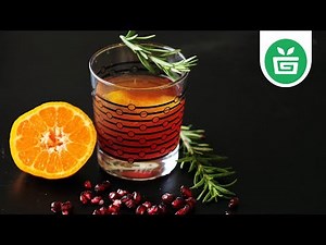 COCKTAILS || Pomegranate Old-Fashioned
