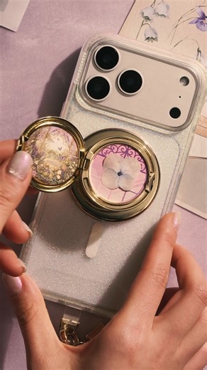 PopSockets on Instagram: "The ideal grip for when you need to get lost in your own story. Our 'Locket of the Fae' grip is made for customizing your perfect storybook ending... 📚"