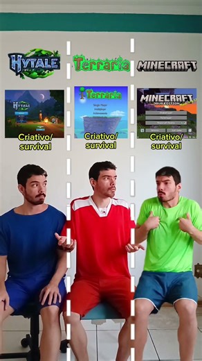 Minecraft vs Terraria vs Hytale