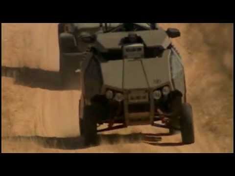 Guardium UGV G-Nius unmanned ground vehicle in action Israeli Army Israel