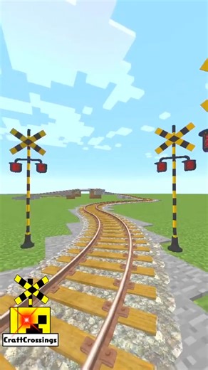 Railroad crossing animation 3d minecraft part 〽️ 8 〽️ #ForYouOnFacebook #fbreels #viralreels #reelsdaily #trendingreel #facebookreels #new #railroadcrossing #railway #reels | KOKO YT