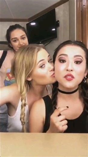 Lyrica Okano & Virginia Gardner | Nico Minoru & Karolina Dean #YoungAvengers #Runaways