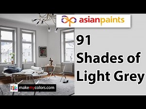 Exploring 91 Light Grey Shades: Asian Paints Color Palette Showcase #asianpaints #interiordesign