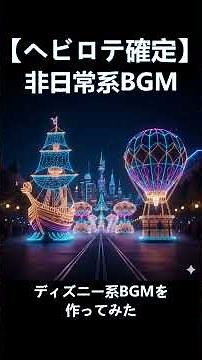 ディズニー風BGM：勉強用、作業用、集中用、リラックス用、テンション上がる音楽 #ディズニー #ディズニーランド #ディズニーシー #disney #disneyland #disneysea