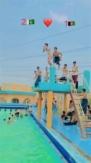 Jumping Fun at the Pool: A Playful Summer Day