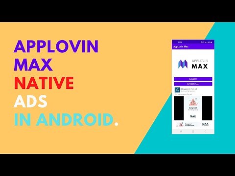 How to integrate AppLovin Max Native Ads in Android App | Applovin Ads 2022 | codetrix