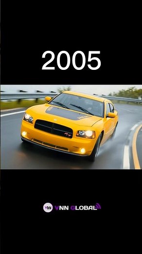 Evolution Of Dodge Charger Daytona (1969-2023) #shorts