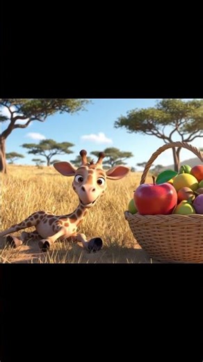 🦒 “Baby Giraffe’s Funniest Fail Ever! 😂😍 | Pixar-Style Cute 3D Animation”