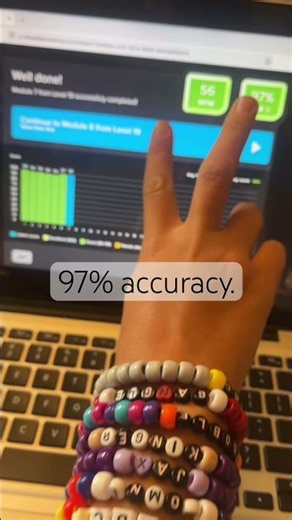 Best Typing Program for Kids? ⌨️ 56 WPM at 14! | TTRS #shorts