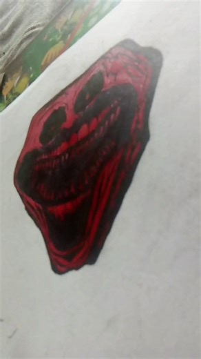 red troll face drawing
