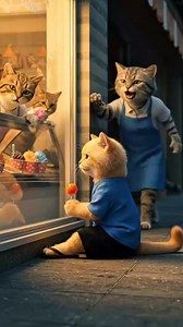 Sad Cat was humiliated for being poor #sadcat, #poorcat, #catstories, #cattiktok | Ahsan Dubai 08