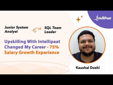 🎯 From Junior System Analyst to SQL Team Leader | 75% Salary Hike Career Growth Story | Intellipaat