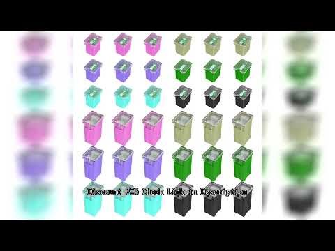 DaierTek 36Pcs Jcase Fuse Automotive Tall/Standard and Low Profile Jcase Box Shaped Fuses Assortment