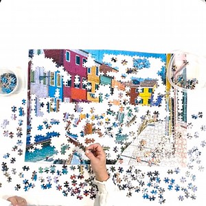 Watch Time-lapse of puzzle completion on Amazon Live