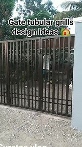 Simple gate tubular grills design ideas 🏡 #fyp #construction #house #gate #tubular | Suratos vlog