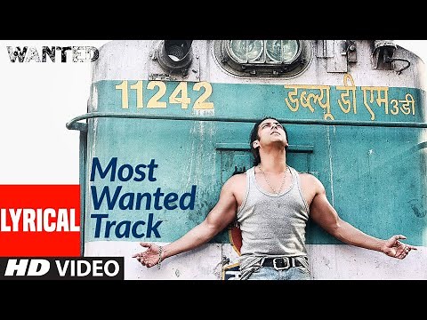 Lyrical: Most Wanted Track | Wanted | Prabhu Deva, Salman Khan | Sajid, Wajid