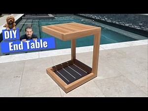 Easy DIY End Table // Patio Furniture Set