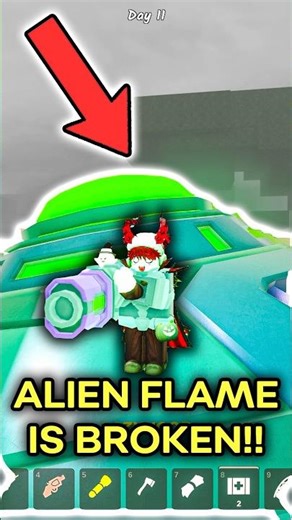 ALIEN FLAME IS BROKEN!! #99NIGHTINTHEFOREST