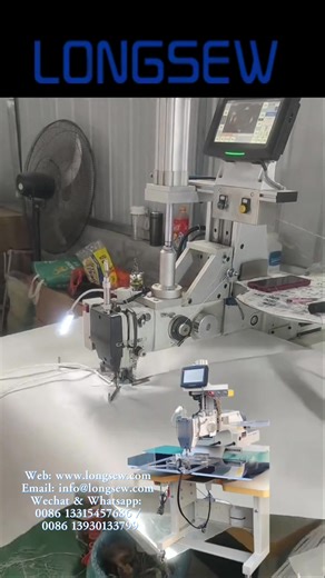 LS200-3020CM automatic FIBC spout sew. auto pattern sewing machine for big bag, high efficiency good quality | Vicky Wang