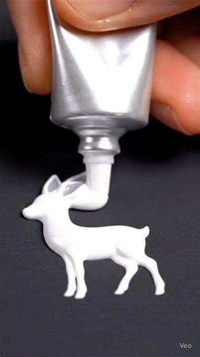 Deer Animate karnaaiart #asmr #glasscutting #satisfying#asmrsounds