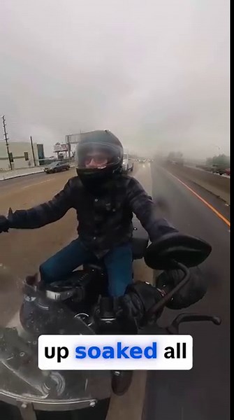 A Soaking Wet Lesson: Never Ride in Jeans in the Rain