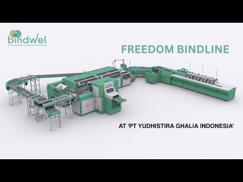 Bindwel Freedom Bindline in Action | Complete Bookbinding Workflow at Yudhishtra, Indonesia