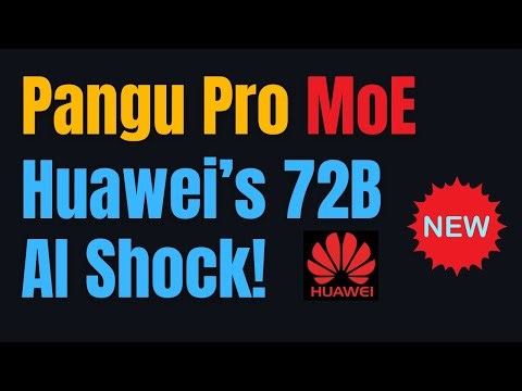 Huawei Just Beat NVIDIA? Pangu Pro MoE is a Game-Changer!
