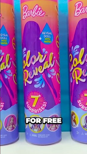 Unboxing the Coolest New Color Reveal Barbie Dolls with Cookie Swirl #shorts #barbie #new