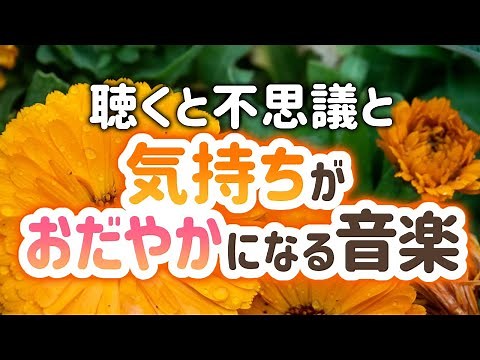聴くと不思議と気持ちがおだやかになるリラクシングミュージック【テンダートーン】