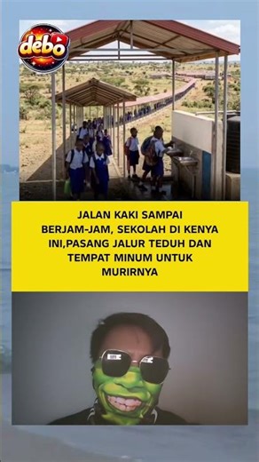 WALKING FOR HOURS TO SCHOOL, THE KENYAN GOVERNMENT INSTALLS A PATH WITH SHADE AND DRINKING LINES ...